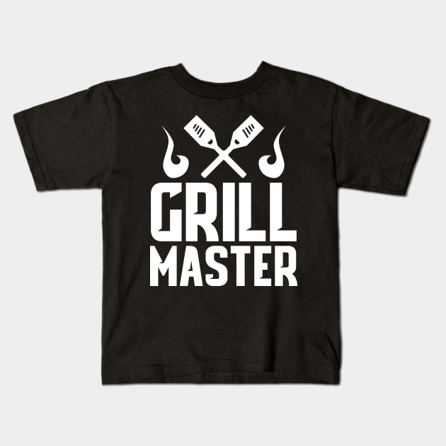 Grill Master Kids T-Shirt by colorsplash